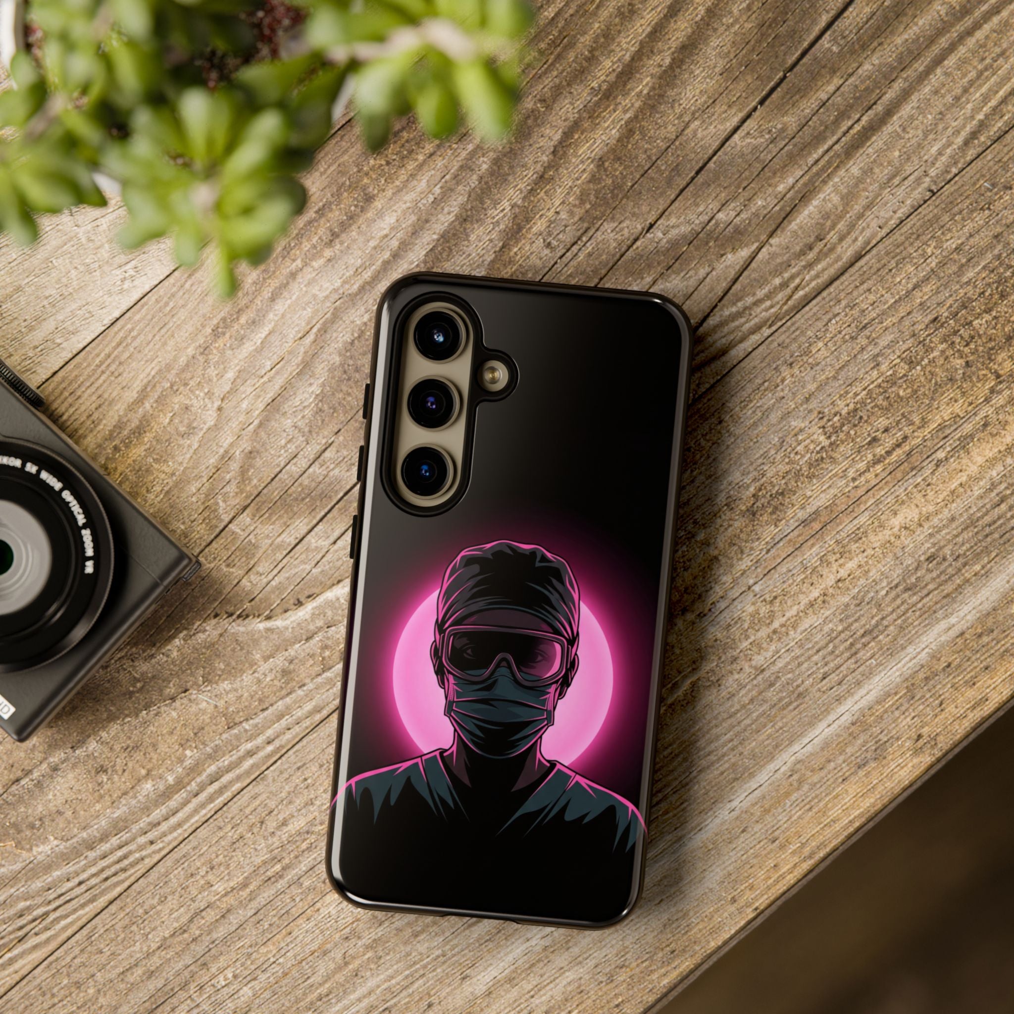 Nurse Neon Silhouette Phone Case - Samsung & iPhone Series