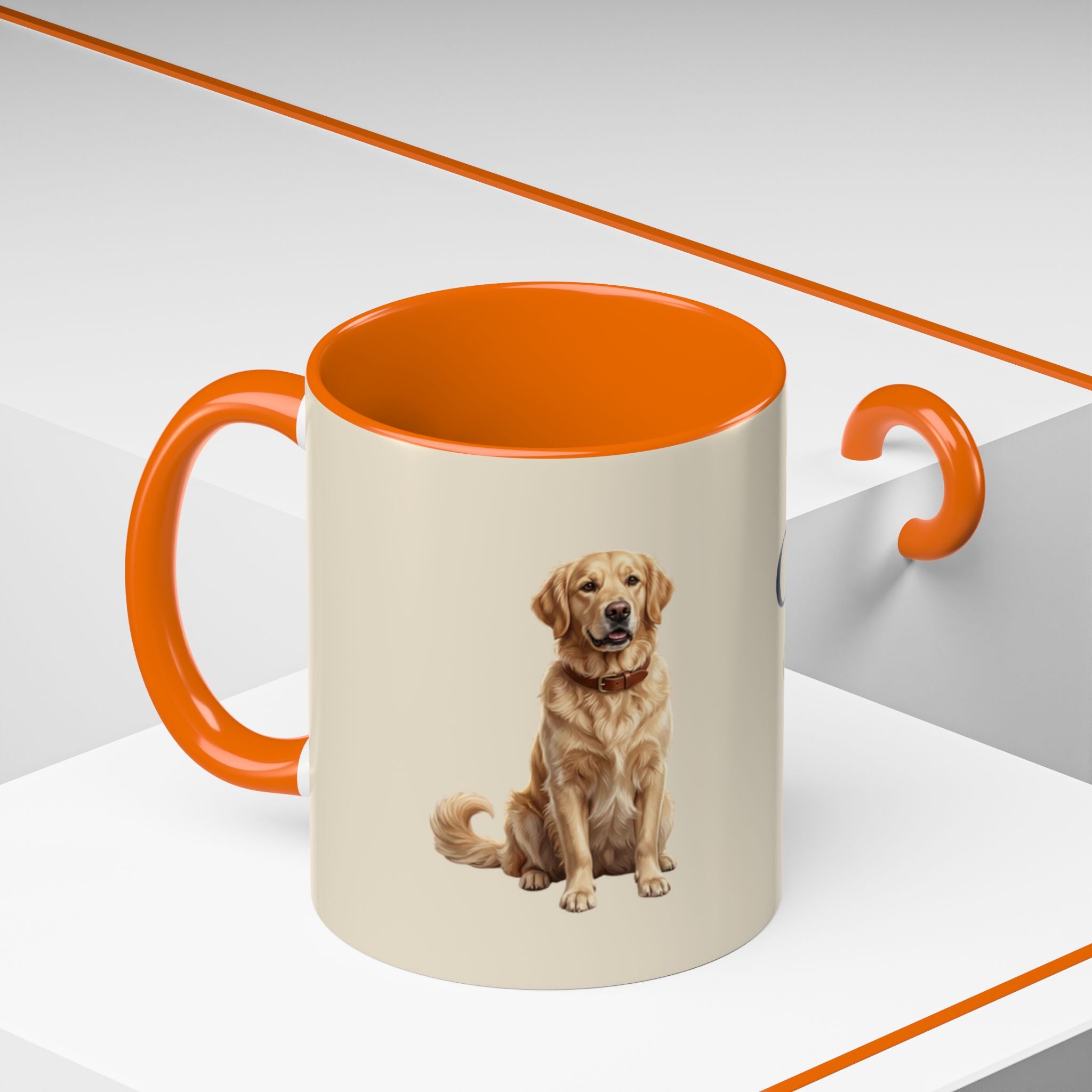 Personalized Golden Retriever Mug | Custom Name & Message Dog Mom Dad Coffee Mug