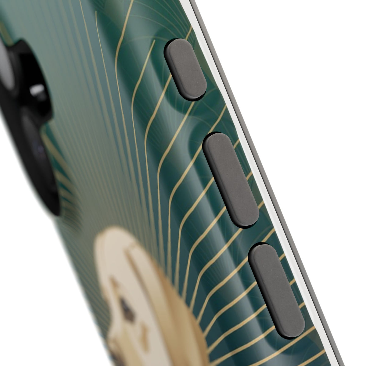 Art Deco Labrador Phone Case — Tough Magnetic Case with Wireless Charging