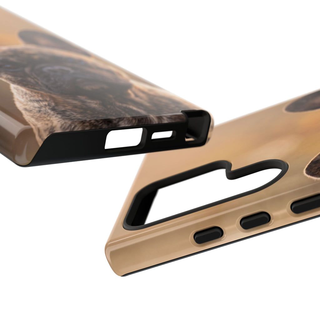 French Bulldog Portrait Phone Case | Realistic Brindle Frenchie Photo Case | iPhone & Samsung