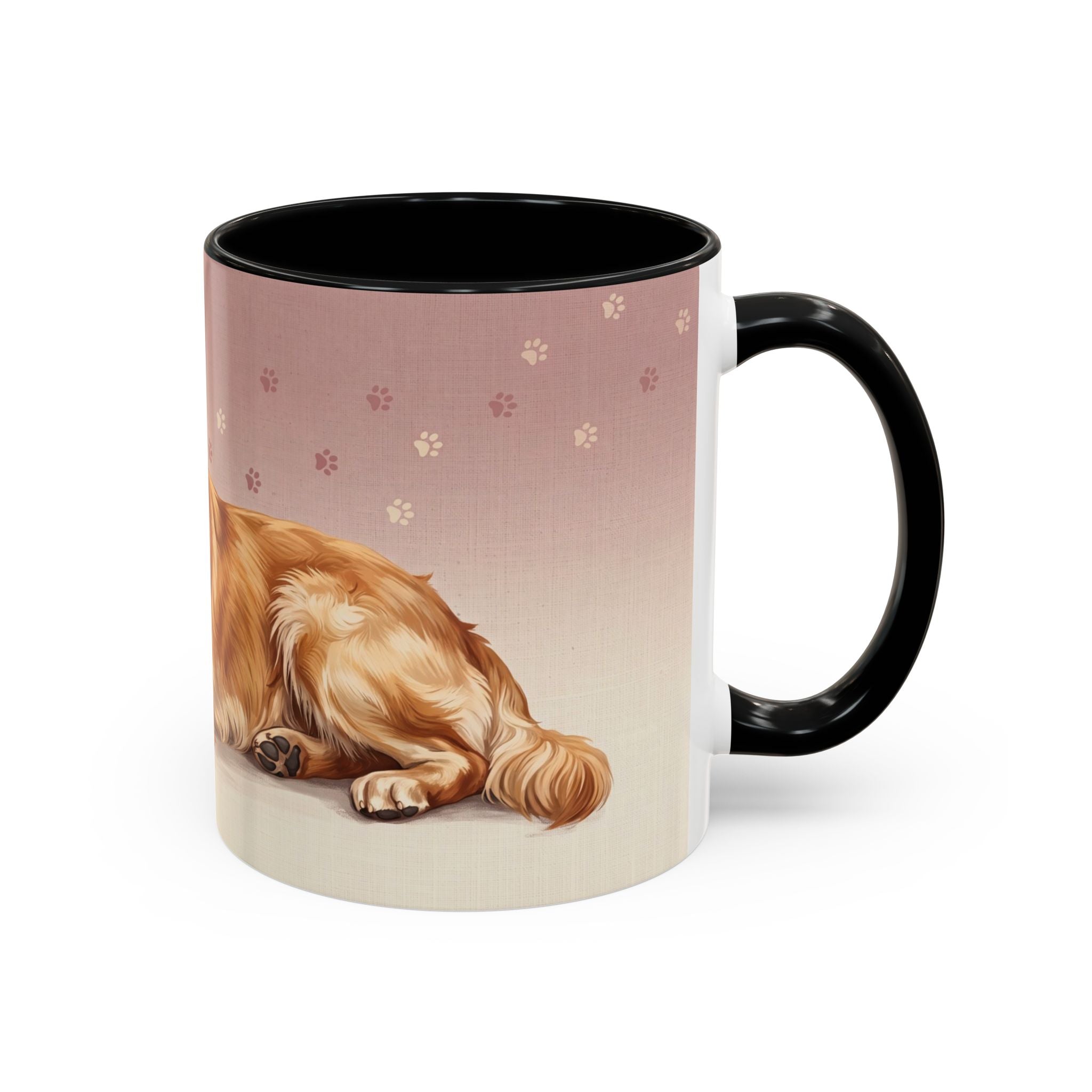 Golden Retriever Lying Down Mug | Golden Retriever Lover Gift | Cute Dog Coffee Mug