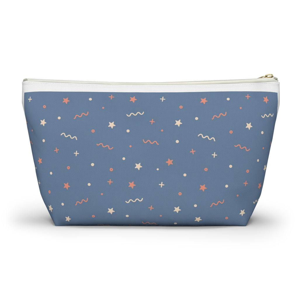 Nurse Heart Care Boho Accessory Pouch — T-Bottom Zipper Bag