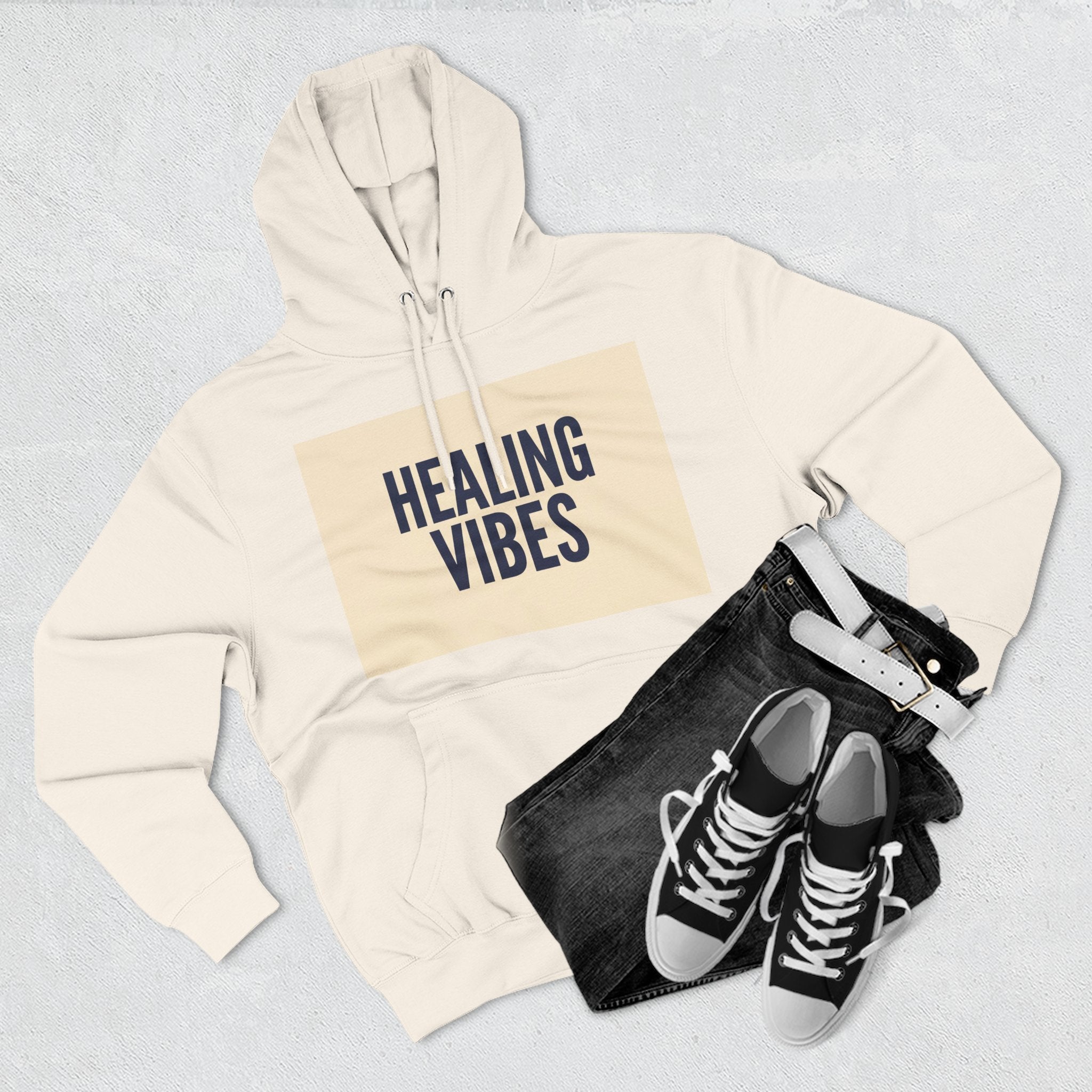 Healing vibes Nurse Hoodie — Unisex Comfortable Pullover for Passionate Medical Workers