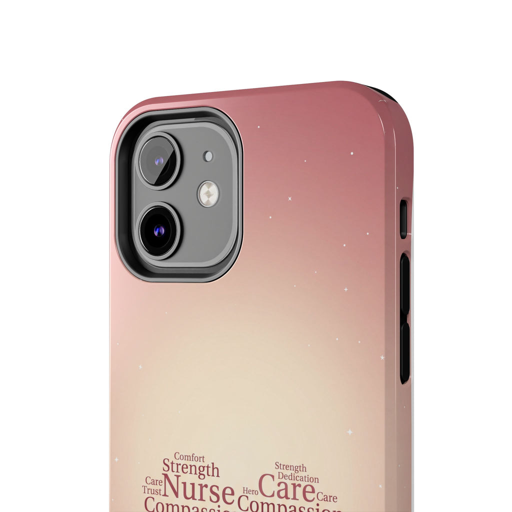 Nurse Heart Word Cloud Phone Case | iPhone & Samsung Galaxy series