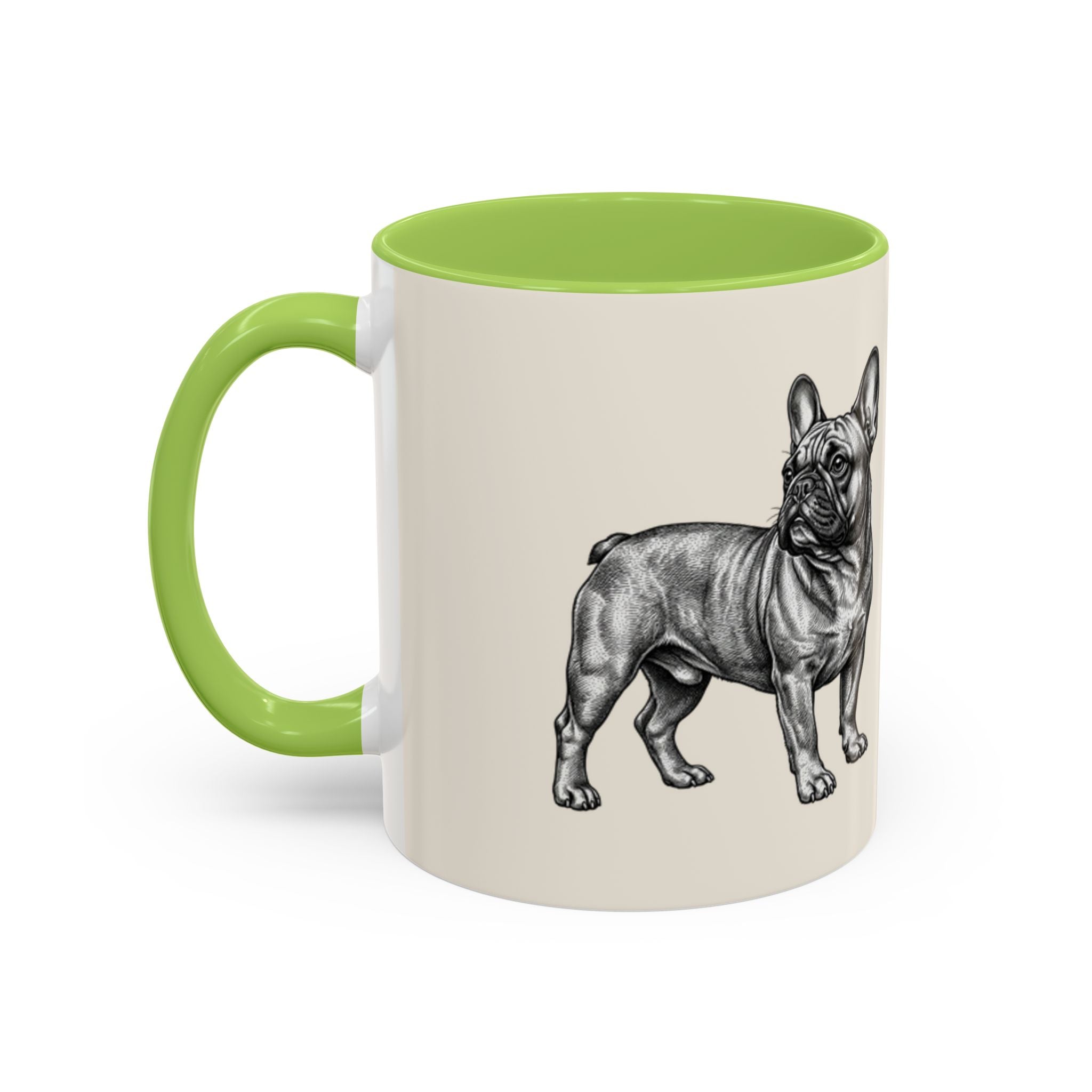 Personalized Frenchie Mug – Custom Name Coffee Mug – French Bulldog Lover Gift