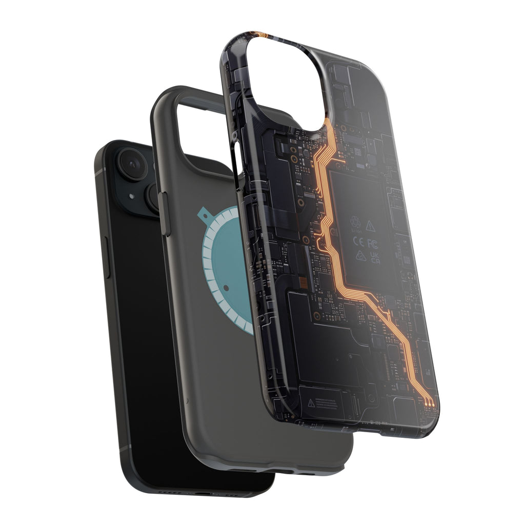 Electrician Circuit Bolt Phone Case — Impact-Resistant Wireless Charging Cover