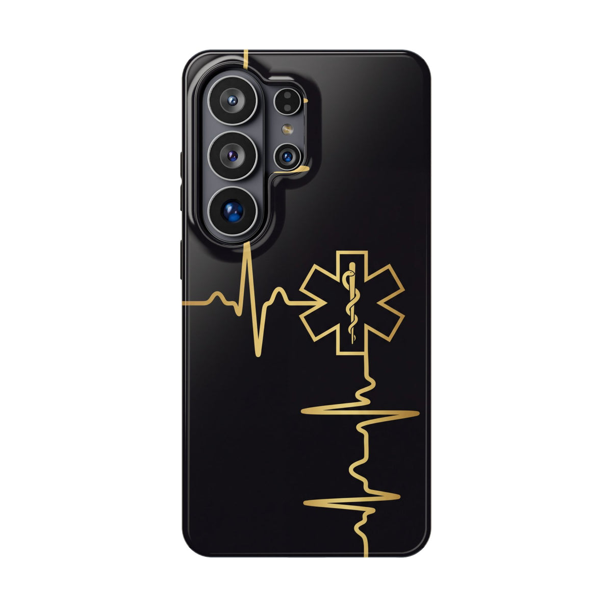 Paramedic/EMT Heartbeat Line Phone Case — Magnetic Wireless Charging Cover