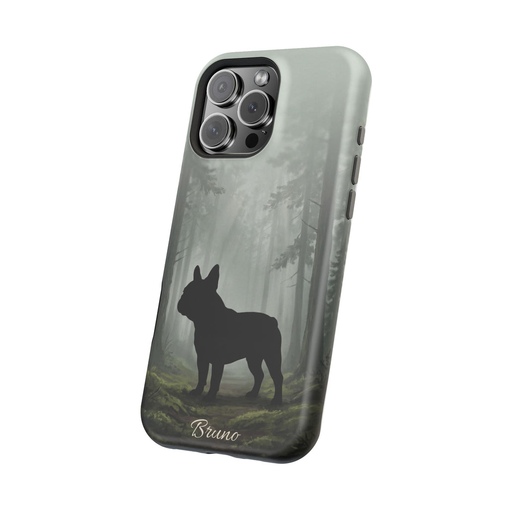 Personalized French Bulldog Misty Forest Phone Case — Wireless Charging Cover