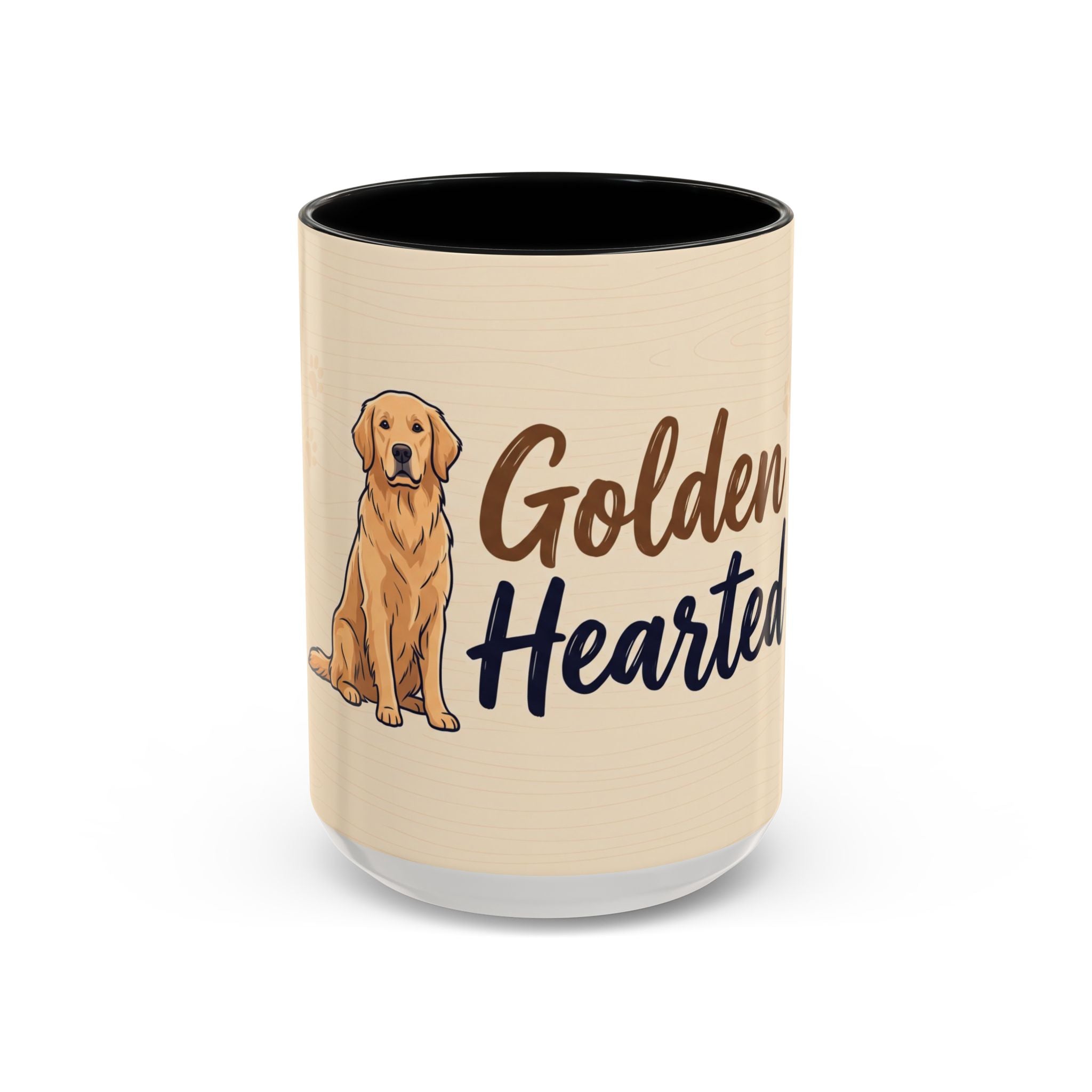 Golden Hearted Mug | Golden Retriever Lover Gift | Cute Dog Coffee Mug