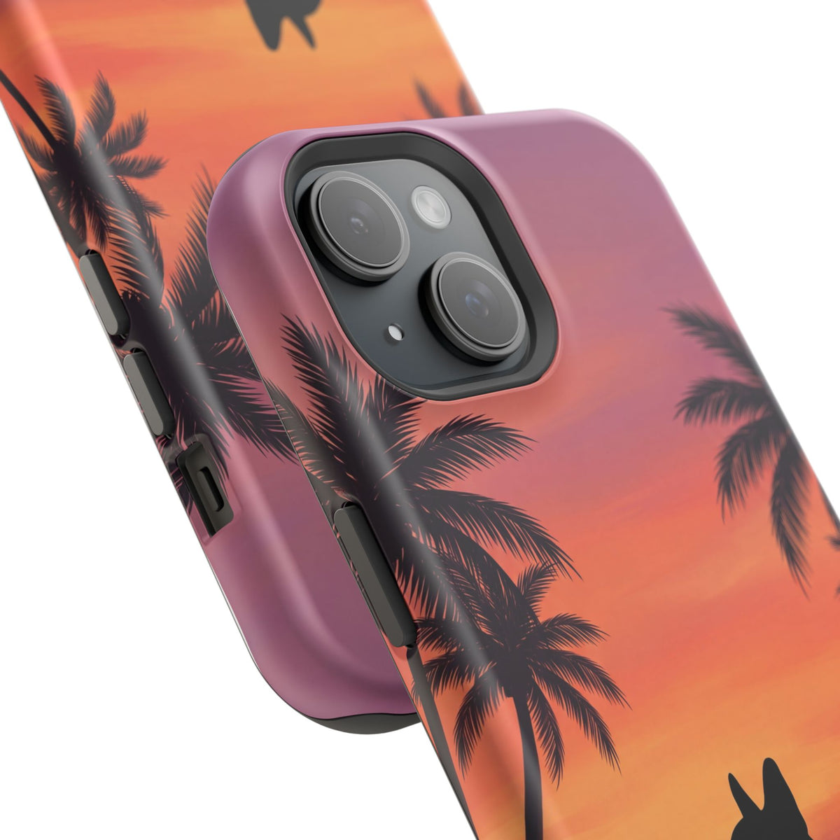 Personalized French Bulldog Tropical Beach Phone Case — Wireless Charging Cover