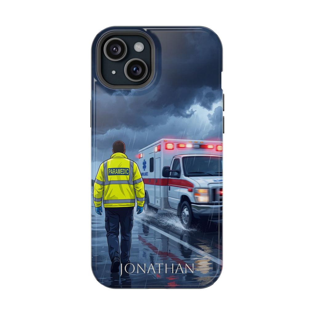 Personalized EMS Storm Phone Case — Wireless Charging Cover