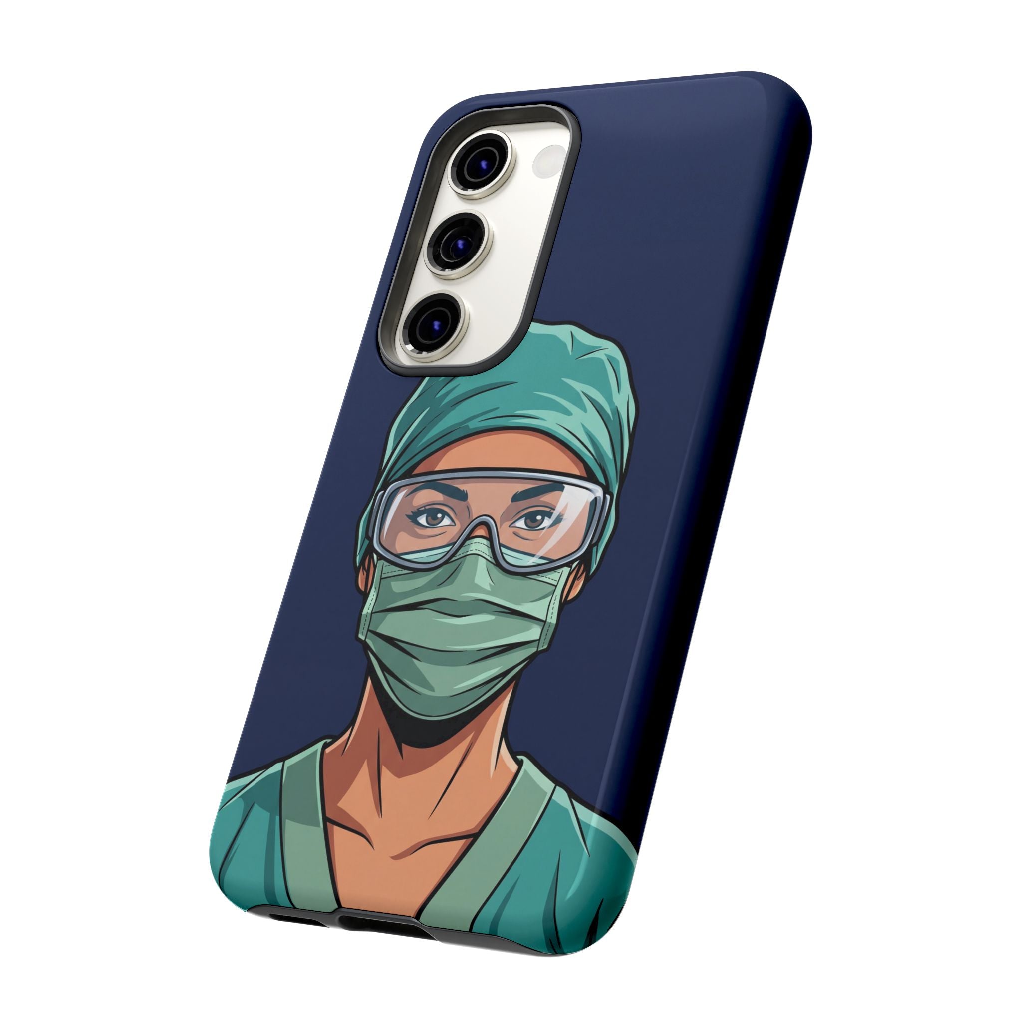 Nurse Illustrated Portrait Phone Case | iPhone & Samsung