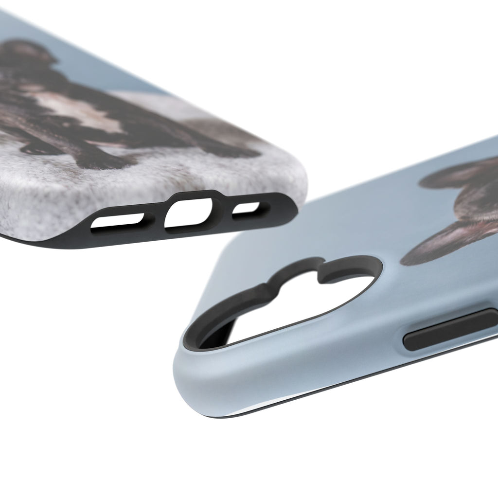 French Bulldog Puppy Phone Case — Impact-Resistant Wireless Charging Cover