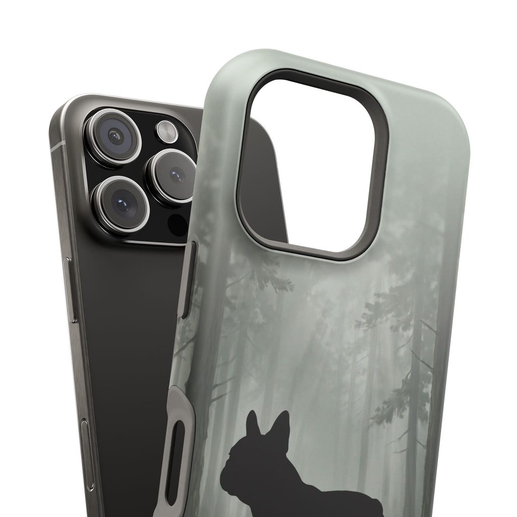 Personalized French Bulldog Misty Forest Phone Case — Wireless Charging Cover