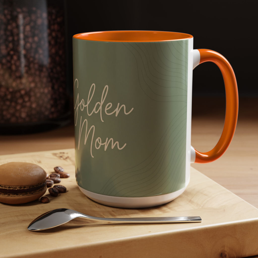 Golden Mom Mug | Golden Retriever Lover Gift | Cute Dog Mom Coffee Mug