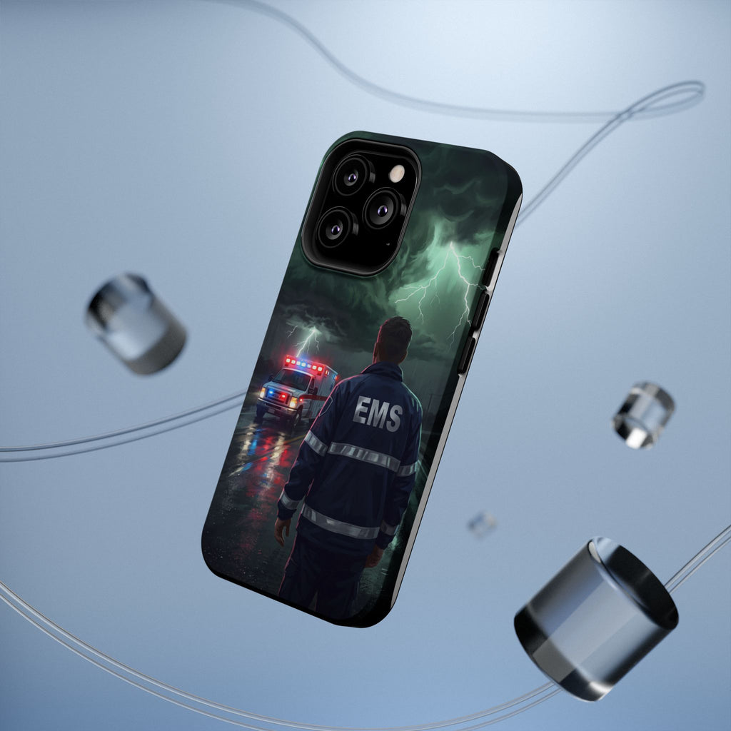 EMS Green Storm City Phone Case — Magnetic Wireless Charging Cover