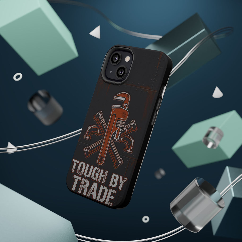 Tough By Trade Phone Case — Crossed Wrenches Wireless Charging Cover