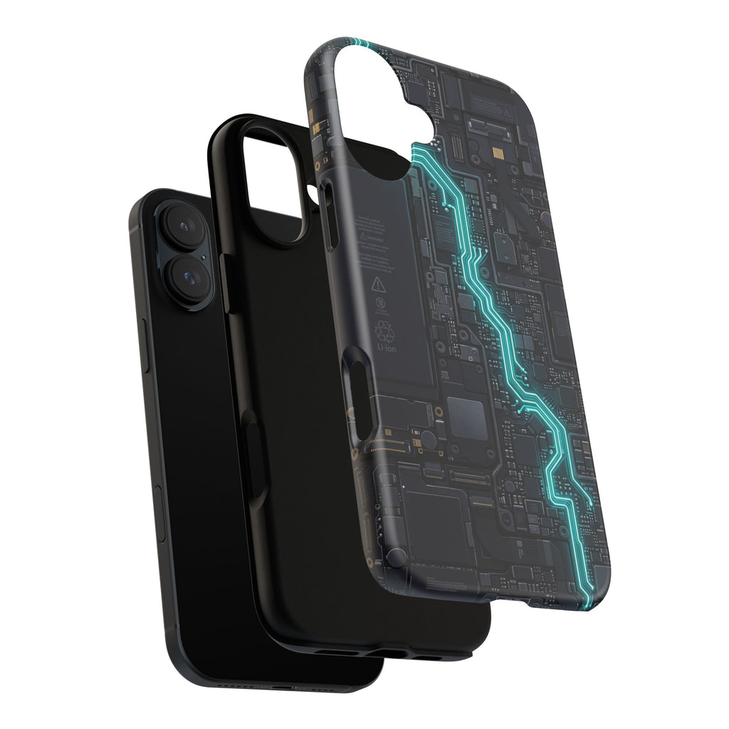 Electrician Cyan Circuit Phone Case - Samsung & iPhone Series