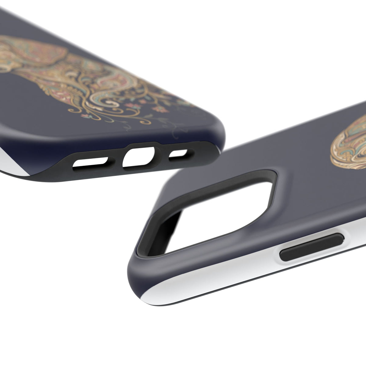 Paisley Labrador Phone Case — Tough Magnetic Case with Wireless Charging