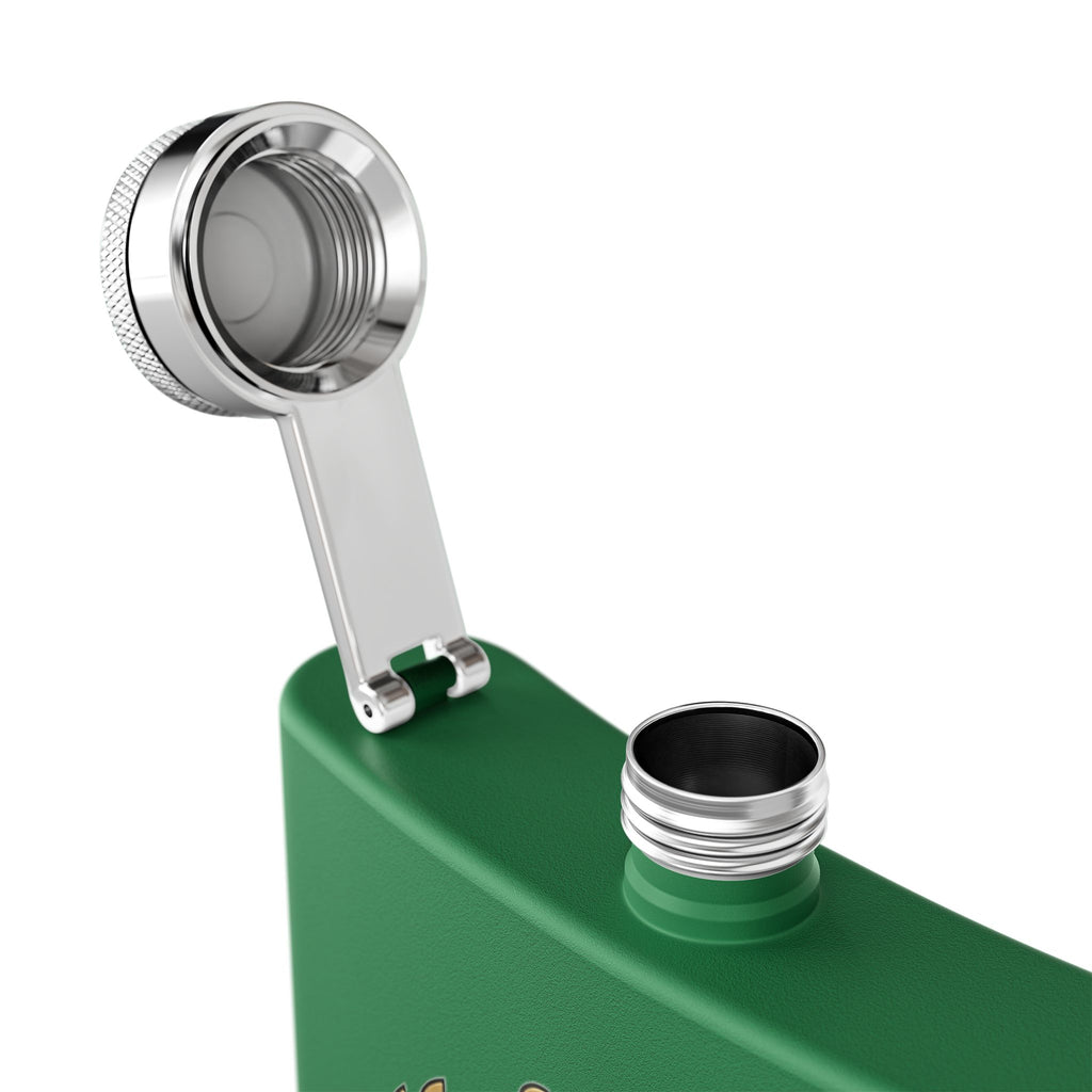 Flask — "Built for Pressure" 6oz Stainless Steel Hip Flask