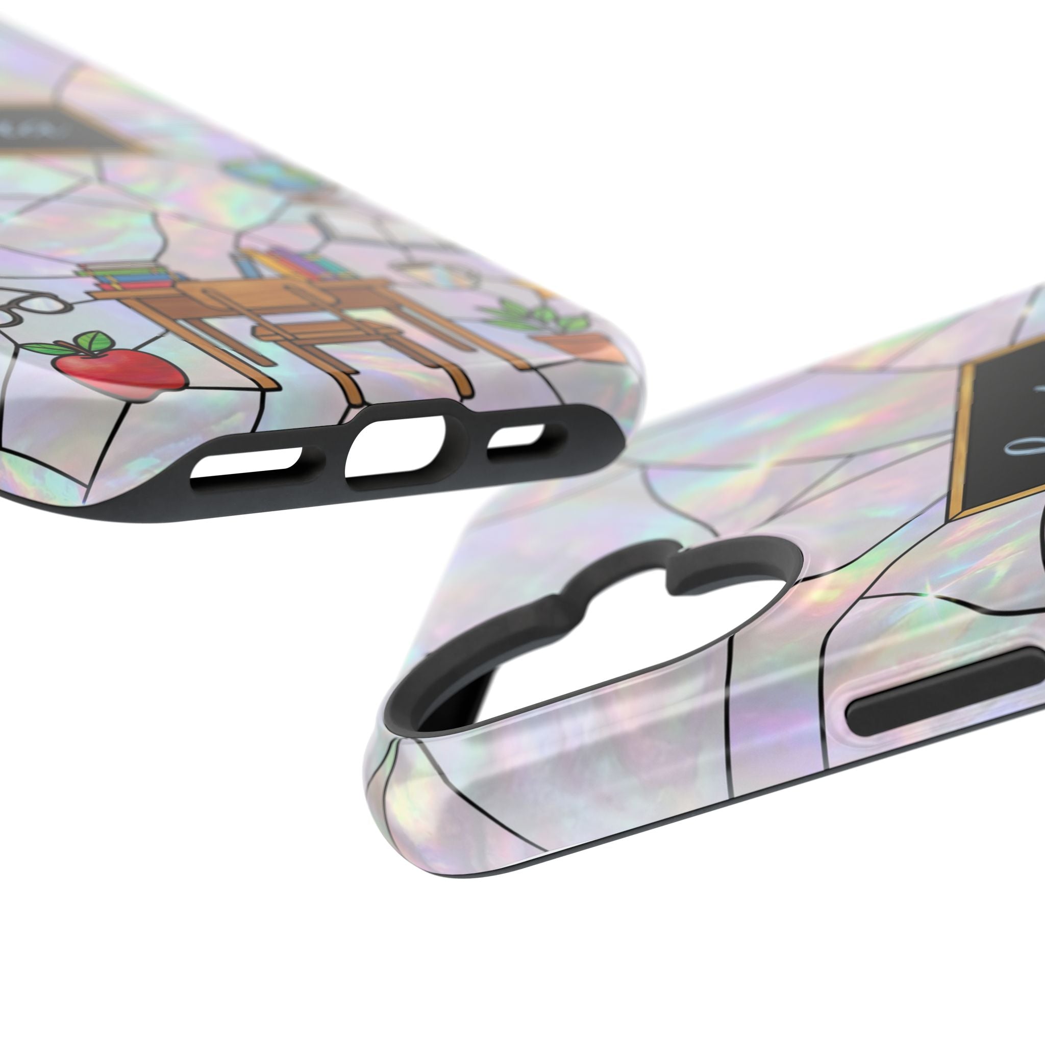 Personalized Teacher Phone Case — Impact-Resistant Wireless Charging Cover