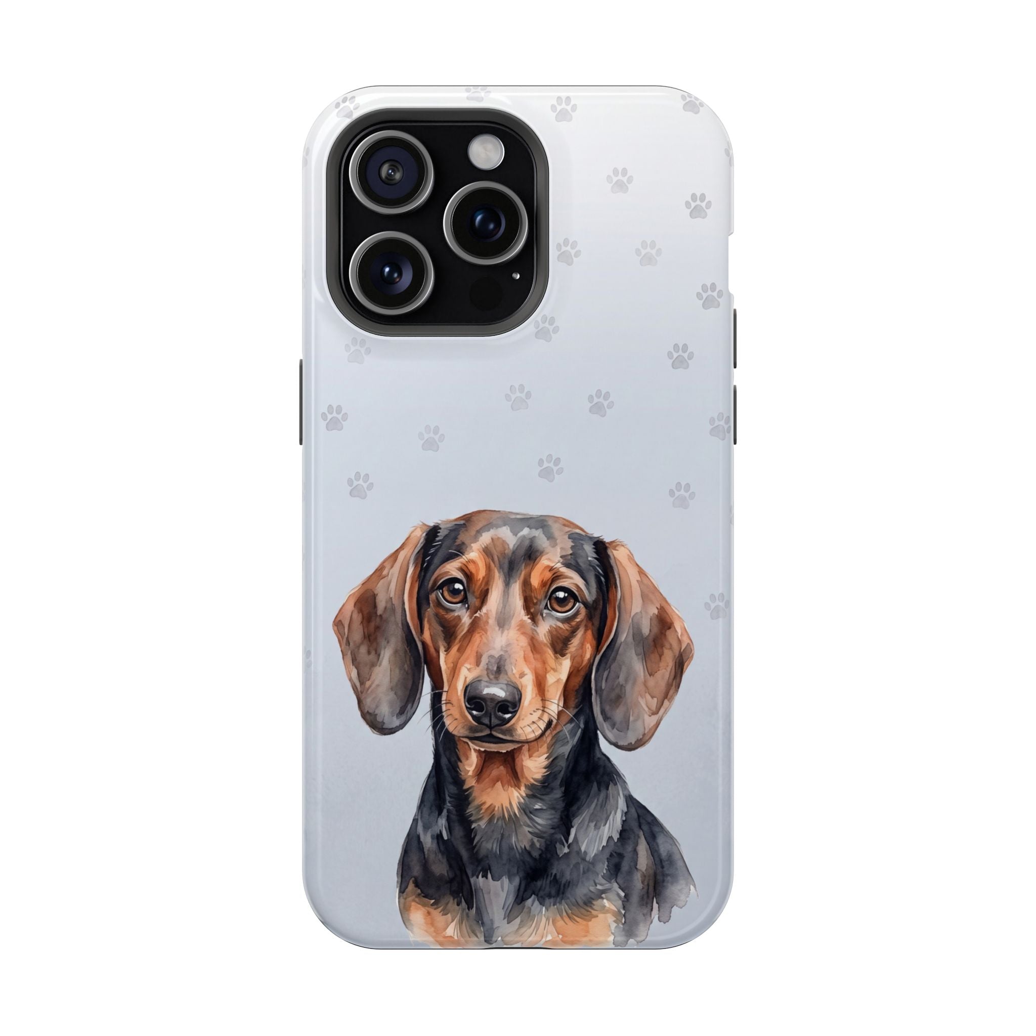 Dachshund Phone Case — Impact-Resistant Wireless Charging Cover