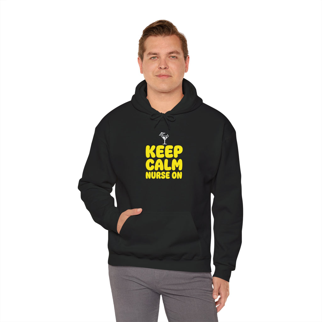 Keep Calm Nurse On Hoodie — Funny Nurse Graphic Pullover