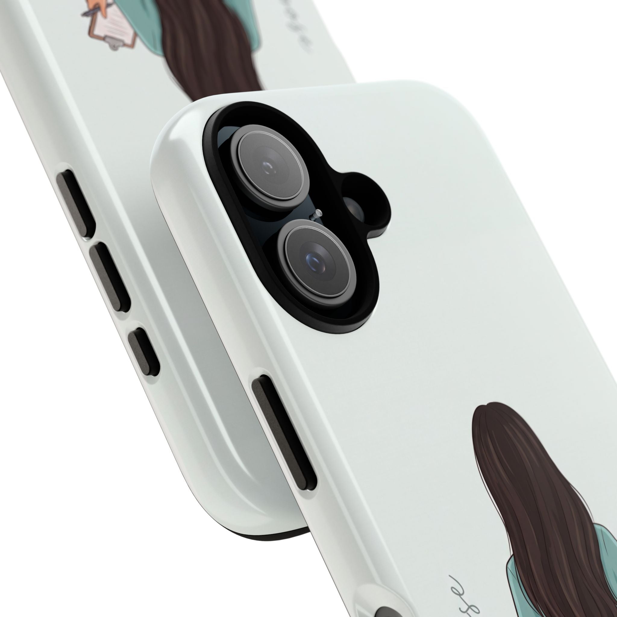 "Trust the Purpose" Nurse Phone Case | Illustrated Nurse in Scrubs Design | iPhone & Samsung