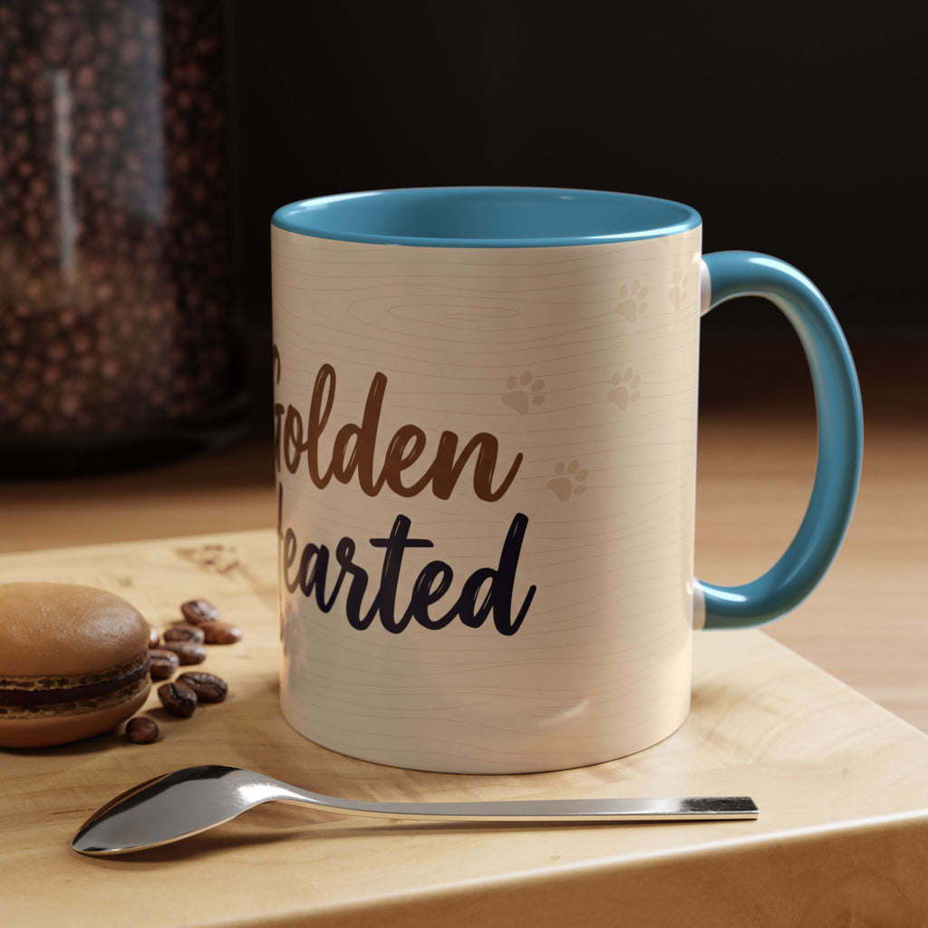 Golden Hearted Mug | Golden Retriever Lover Gift | Cute Dog Coffee Mug