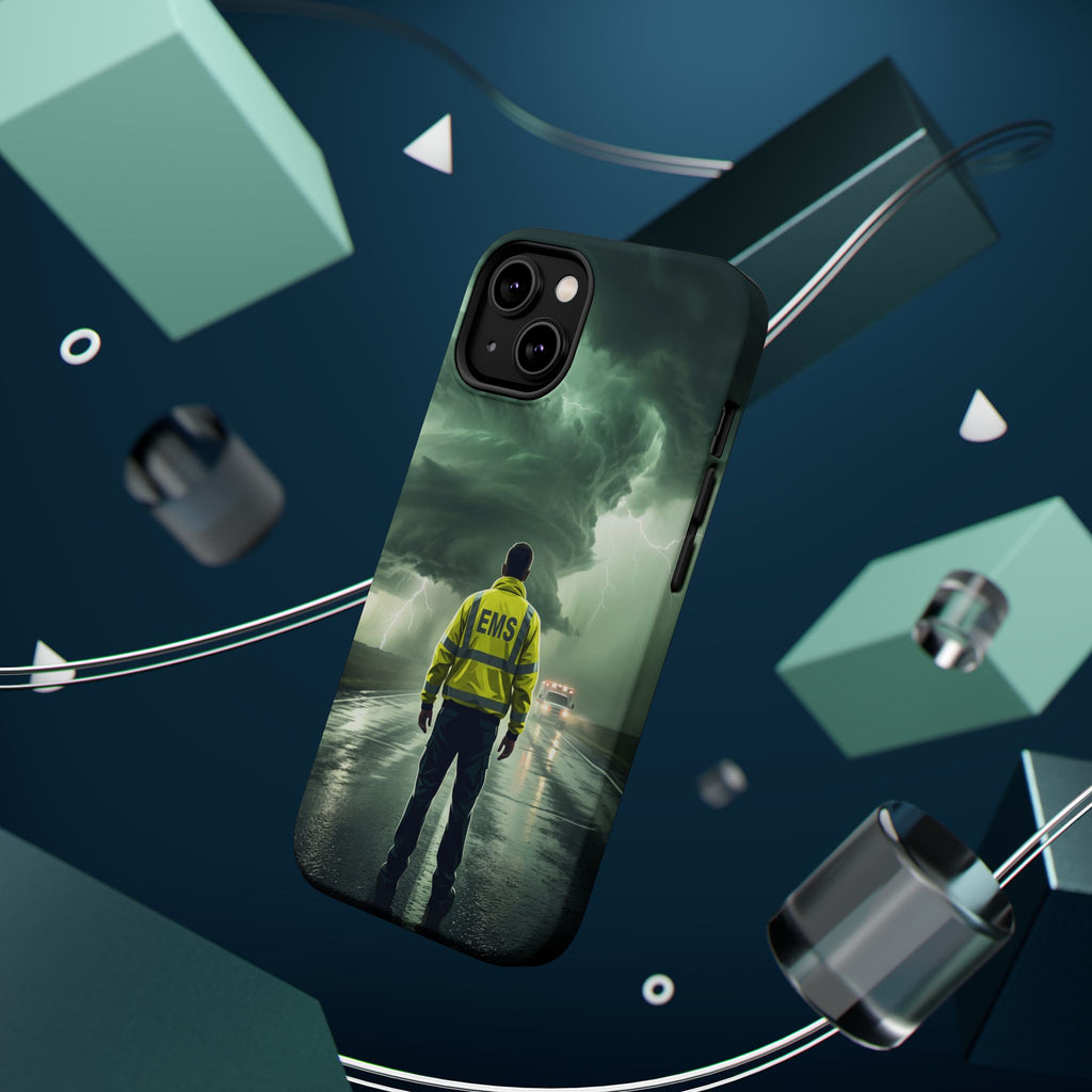 EMS Green Storm Phone Case — Magnetic Wireless Charging Cover