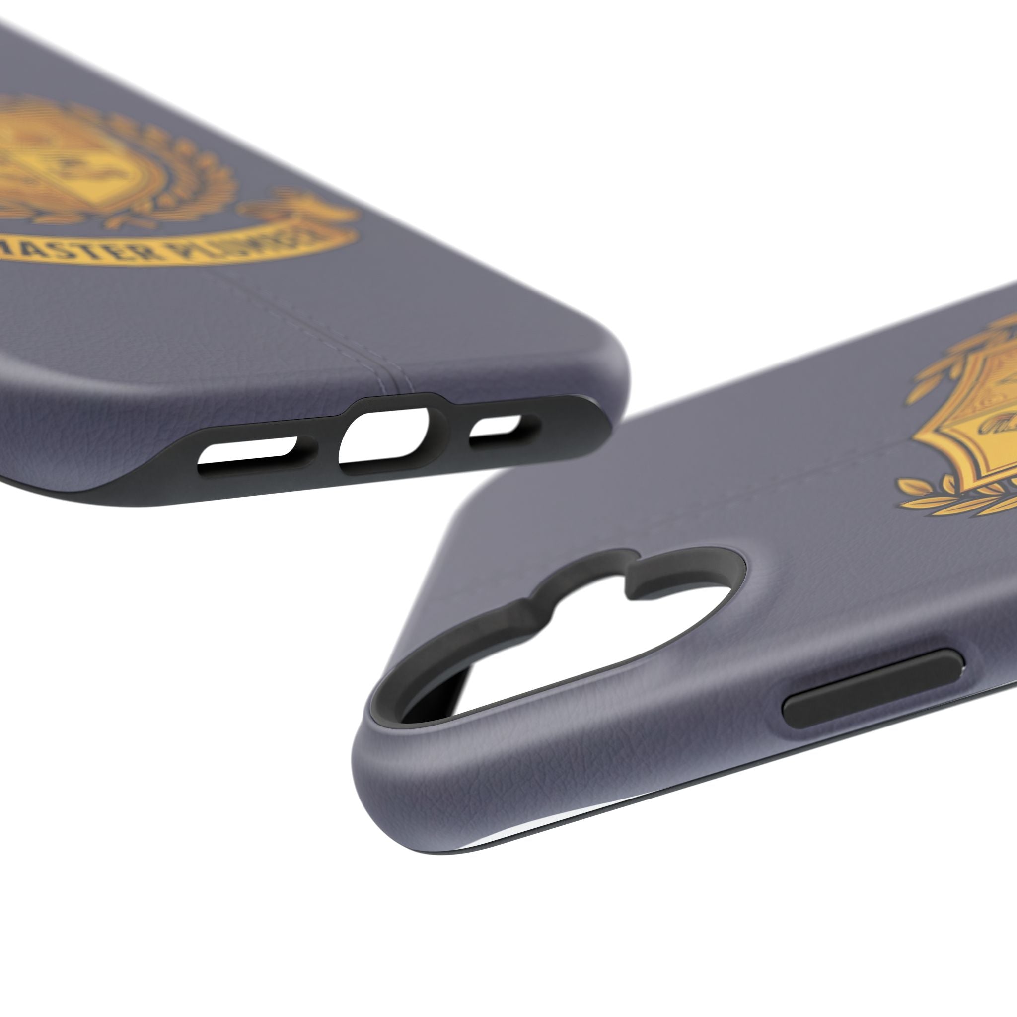 Master Plumber Crest Phone Case — Heraldic Shield Wireless Charging Cover