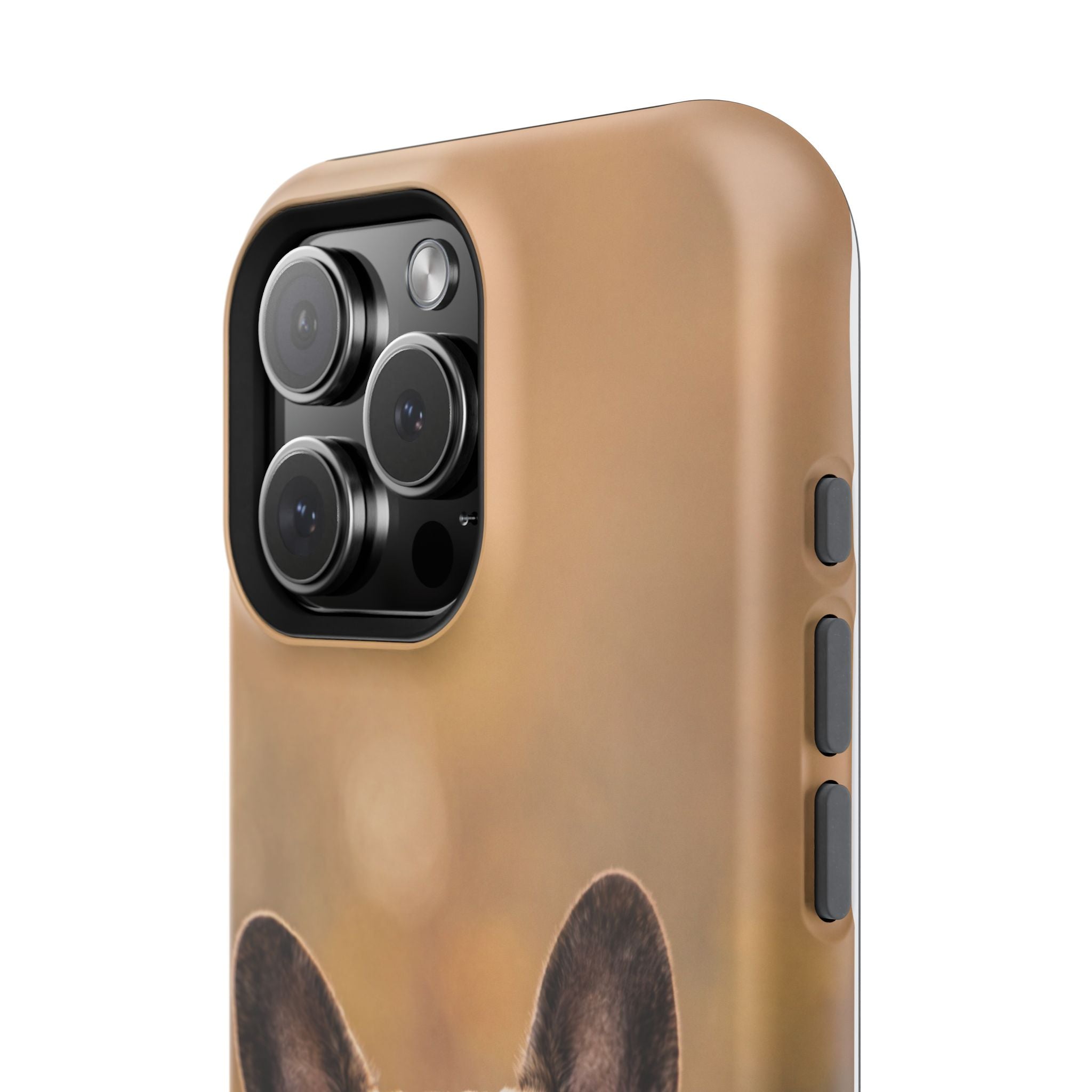 Brindle French Bulldog Phone Case — Impact-Resistant Wireless Charging Cover