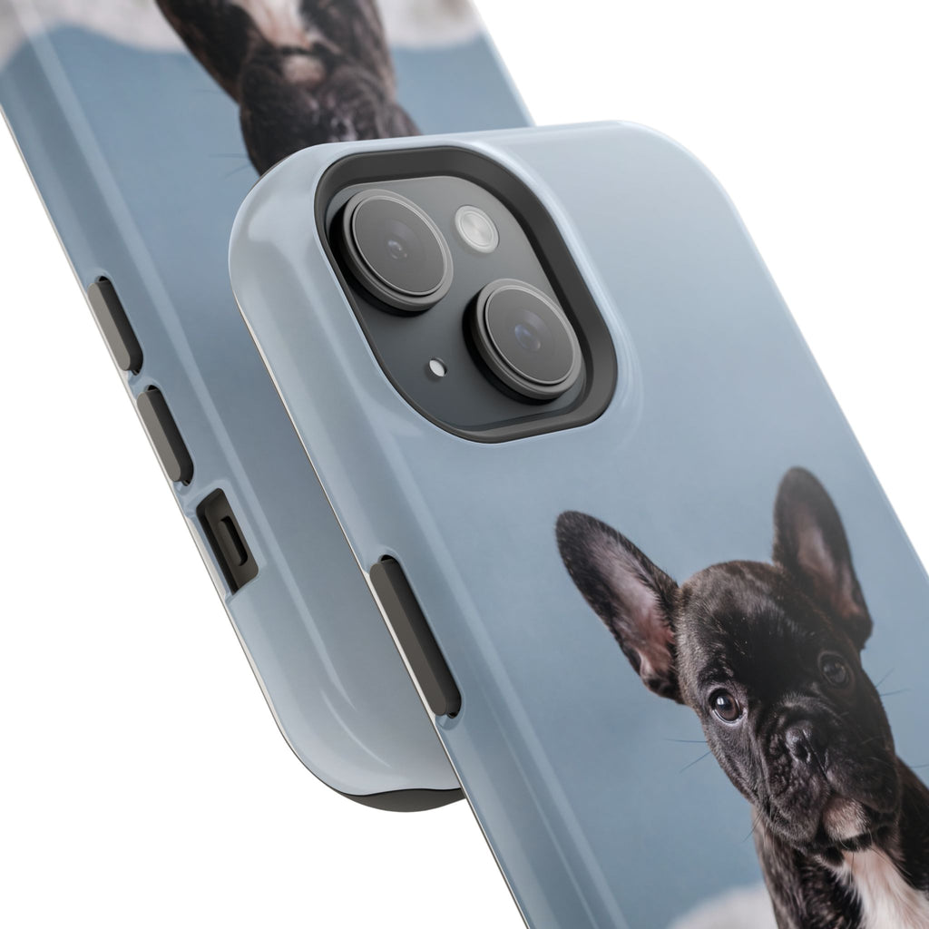 French Bulldog Puppy Phone Case — Impact-Resistant Wireless Charging Cover