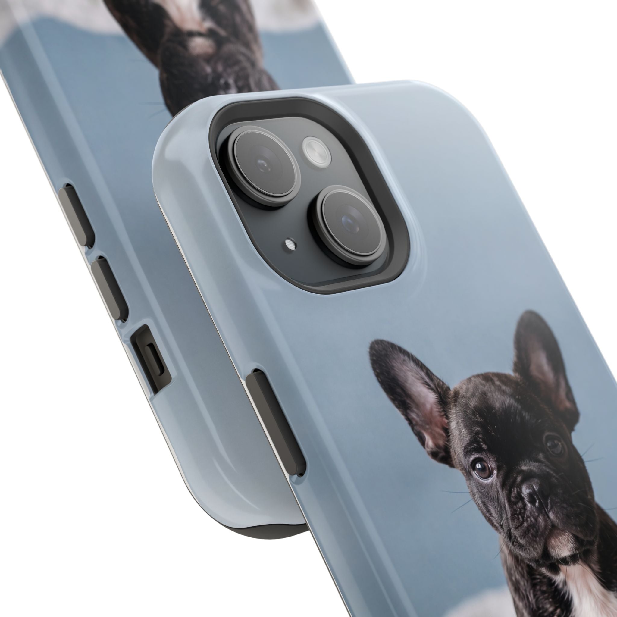 French Bulldog Puppy Phone Case — Impact-Resistant Wireless Charging Cover