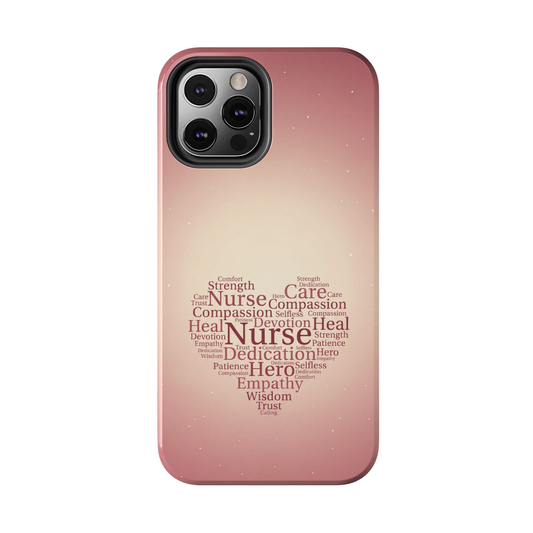 Nurse Heart Word Cloud Phone Case | iPhone & Samsung Galaxy series