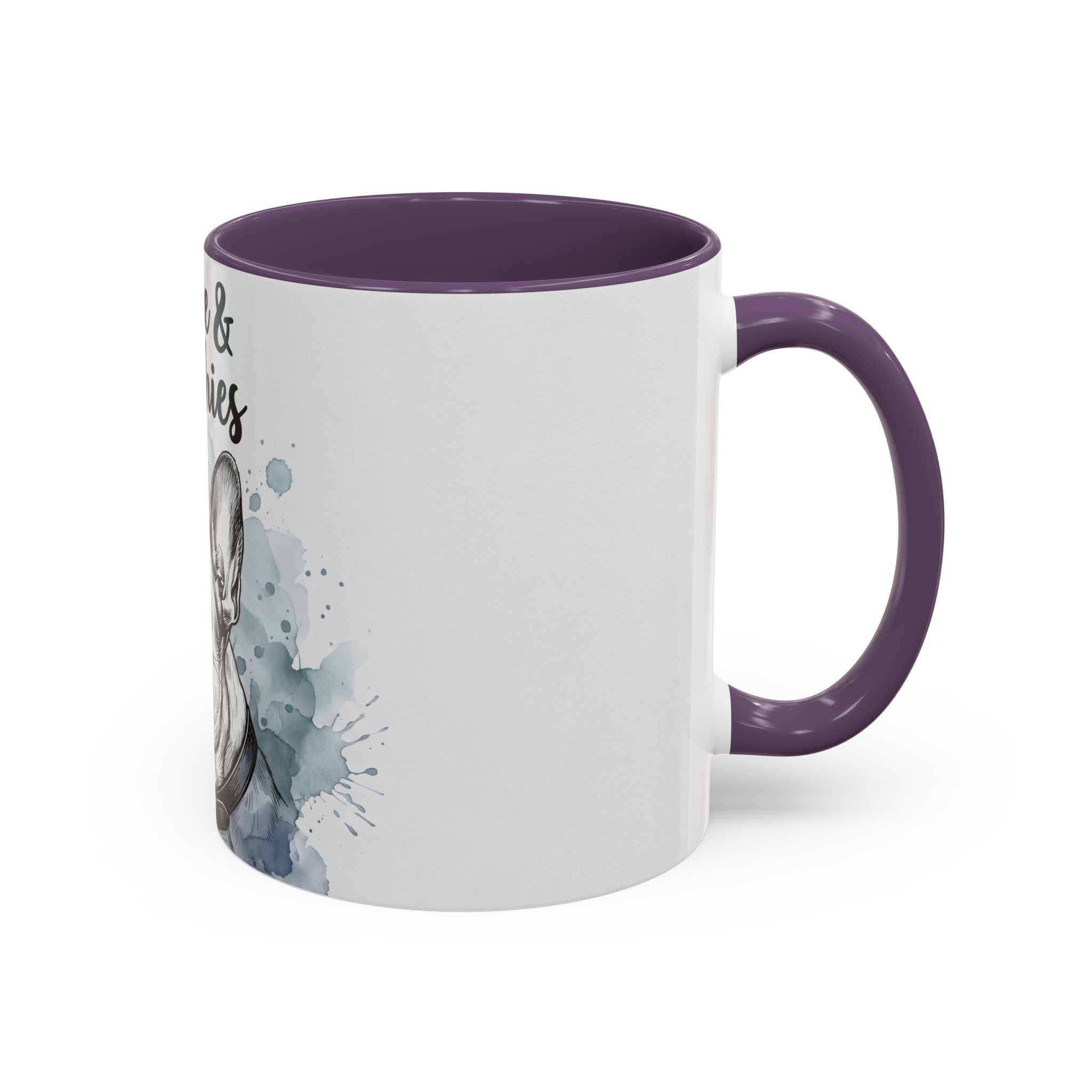 Coffee & Frenchies Mug | French Bulldog Lover Gift | Watercolor Dog Mug