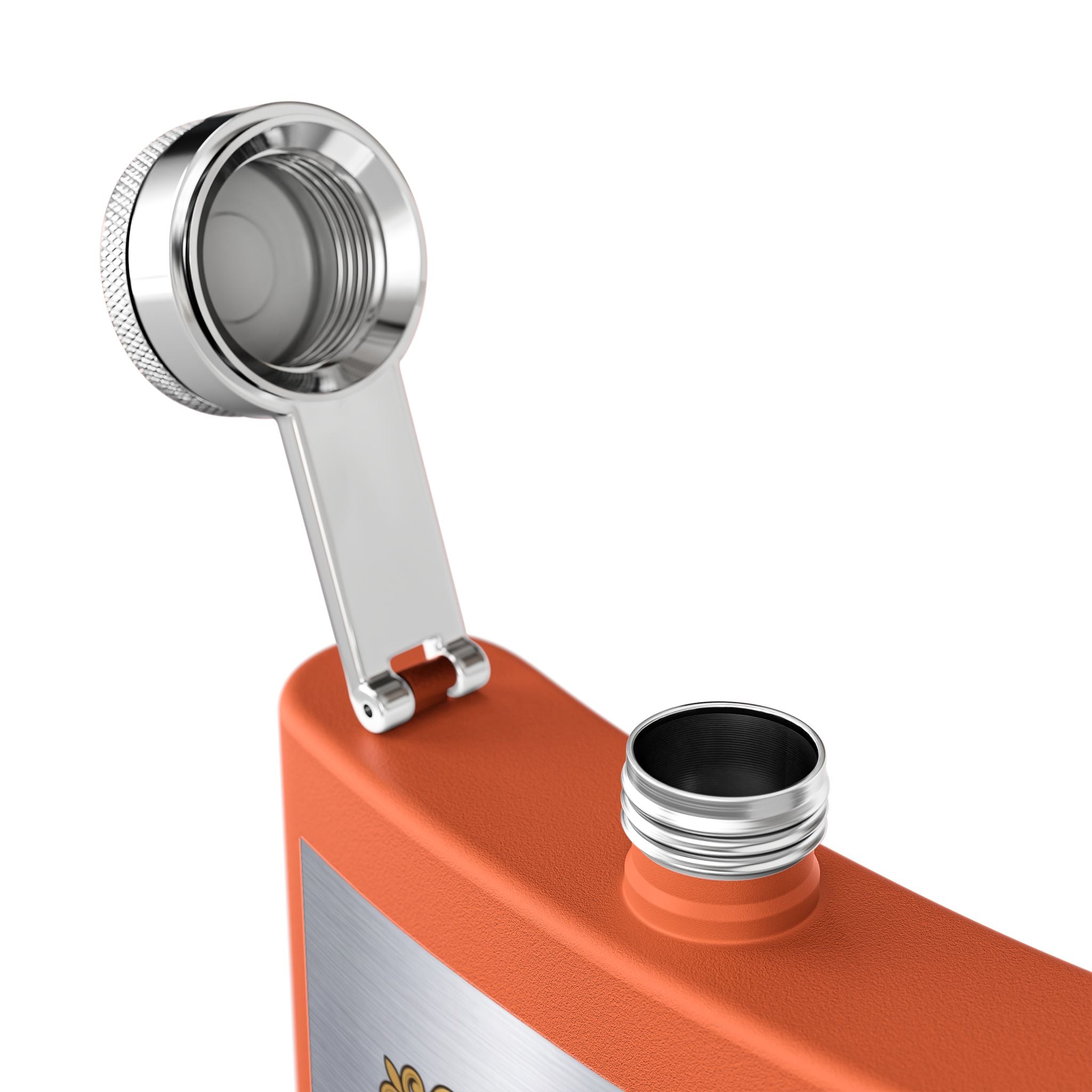 Flask — "Commercial Electrician: Office Circuits & Voltage" (Shield Badge) 6oz Stainless Steel Hip Flask