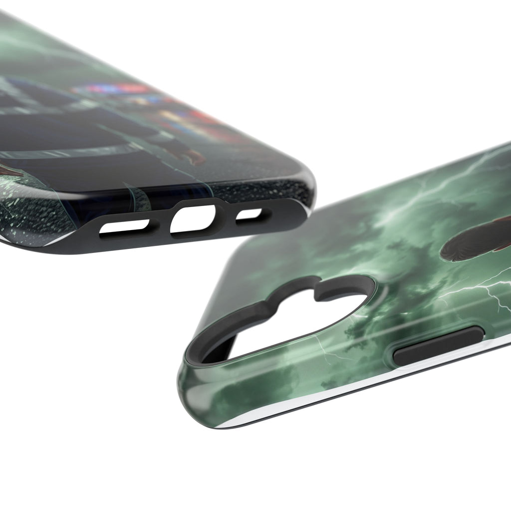Paramedic Green Storm Phone Case — Magnetic Wireless Charging Cover