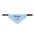 Personalized Dachshund Bandana | Custom Name Pet Bandana | Sky Blue Wiener Forever Dog Bandana