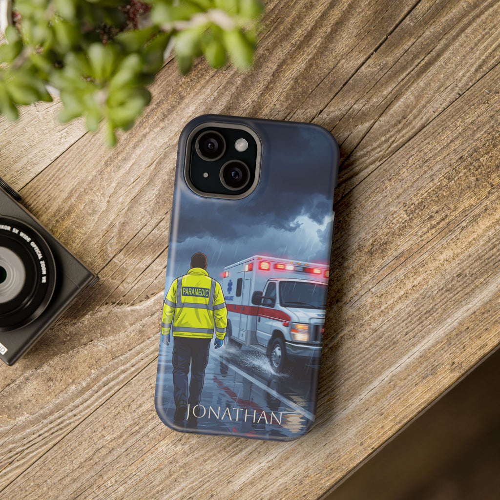 Personalized EMS Storm Phone Case — Wireless Charging Cover