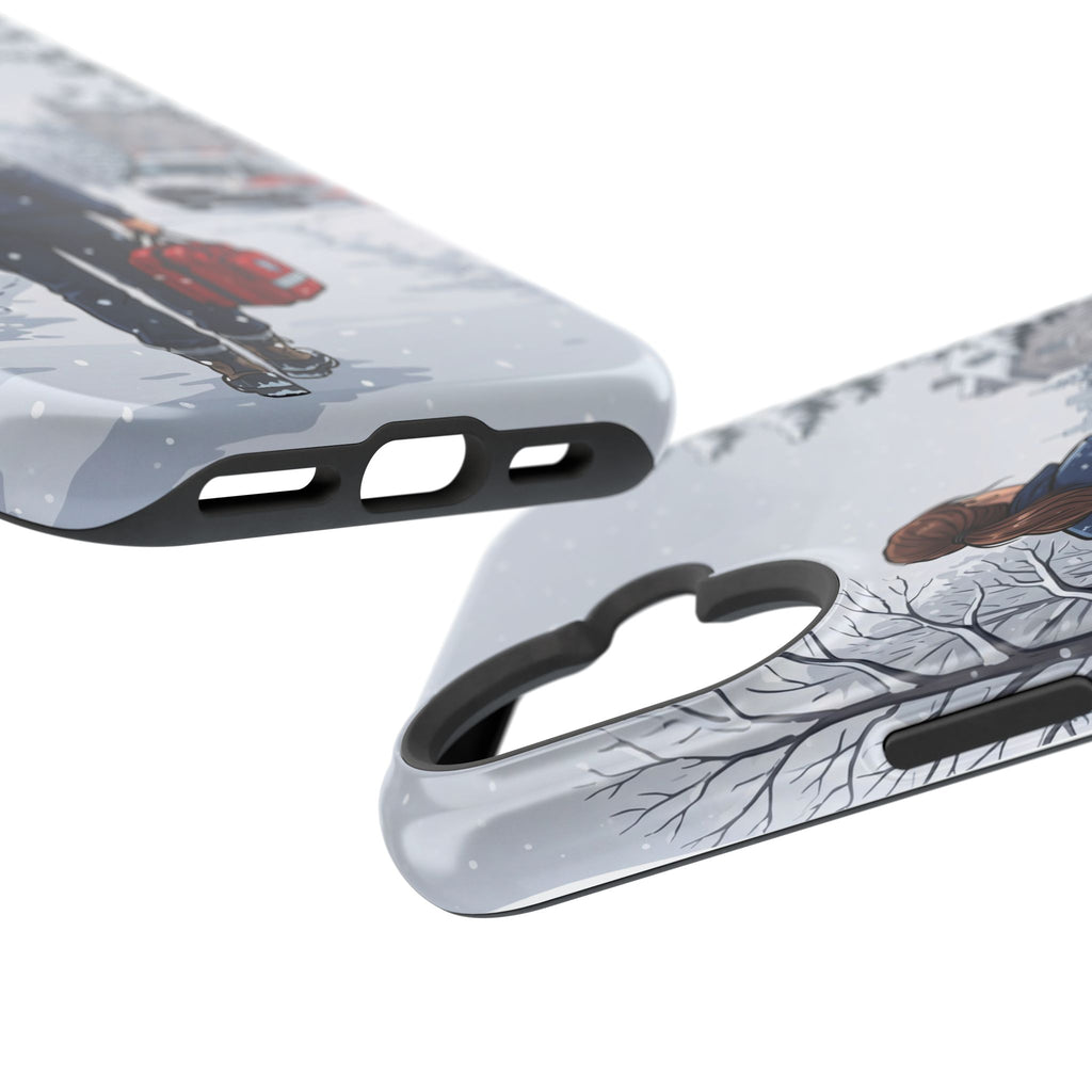 Paramedic/EMT Winter Phone Case — Magnetic Wireless Charging Cover