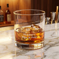 Personalized Pipe & Pour Whiskey Glass 10.5oz — Engraved Plumber Gift Rocks Tumbler