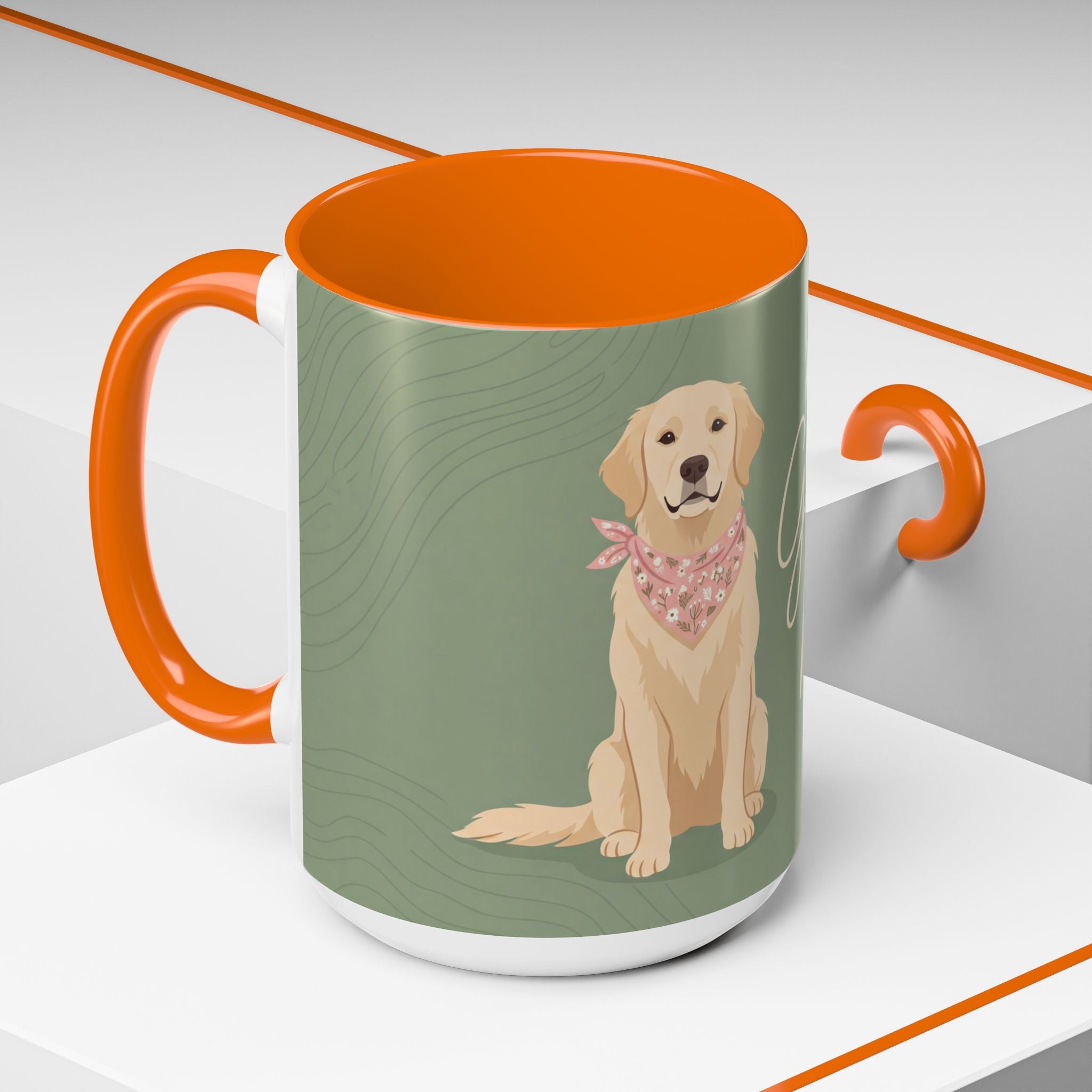 Golden Mom Mug | Golden Retriever Lover Gift | Cute Dog Mom Coffee Mug