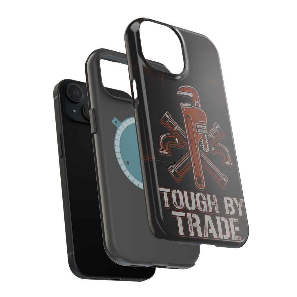 Tough By Trade Phone Case — Crossed Wrenches Wireless Charging Cover
