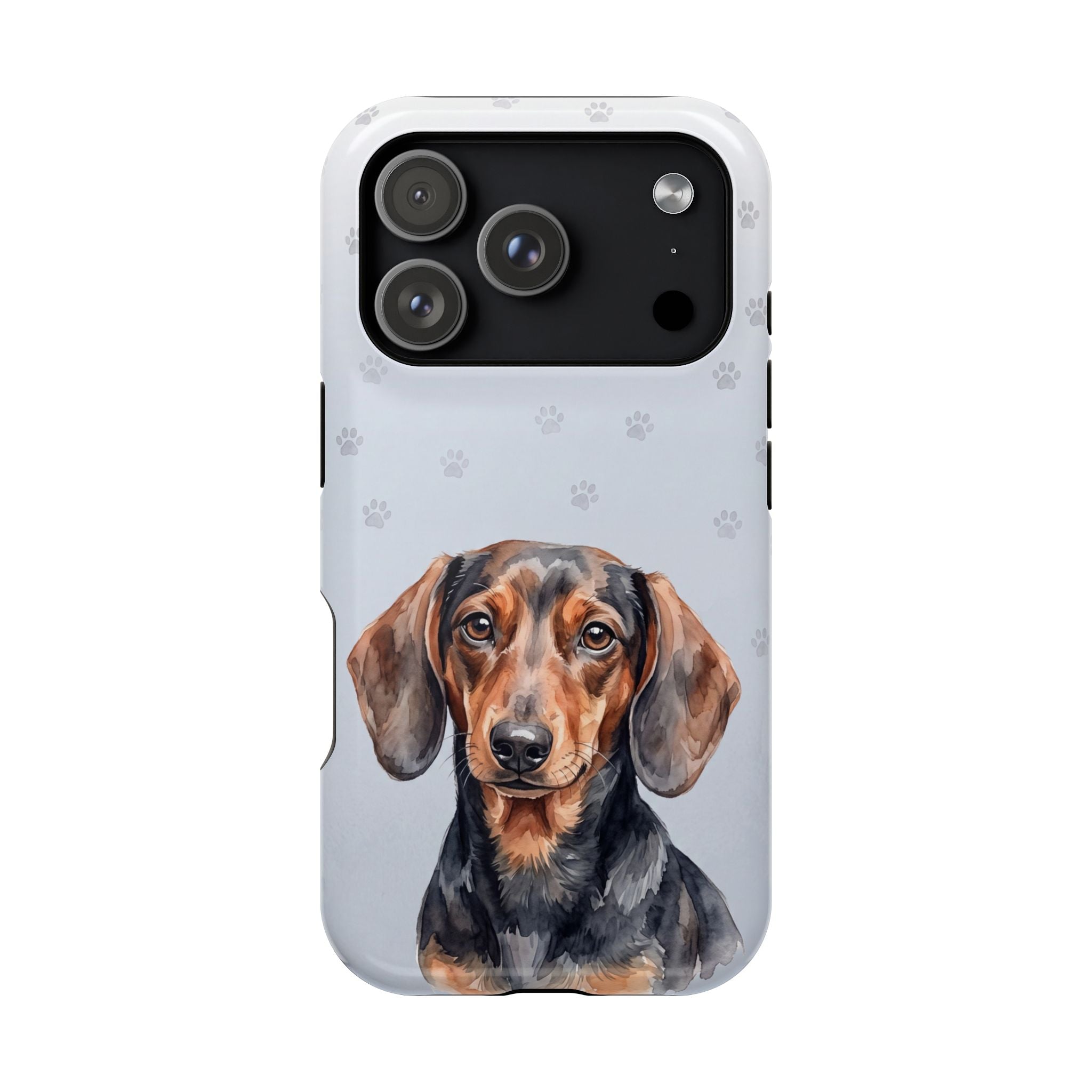 Dachshund Phone Case — Impact-Resistant Wireless Charging Cover