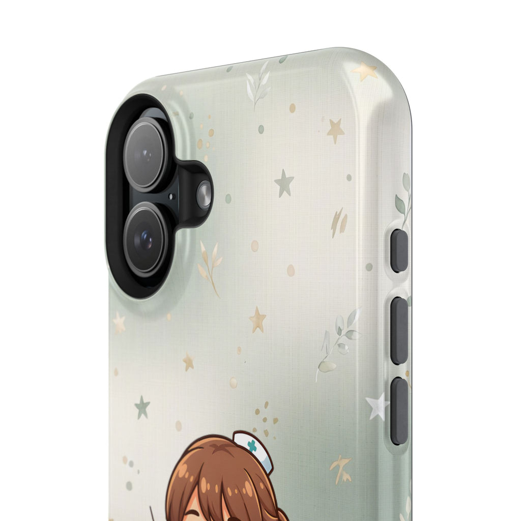Personalized Nurse with Syringe Phone Case — Wireless Charging Cover