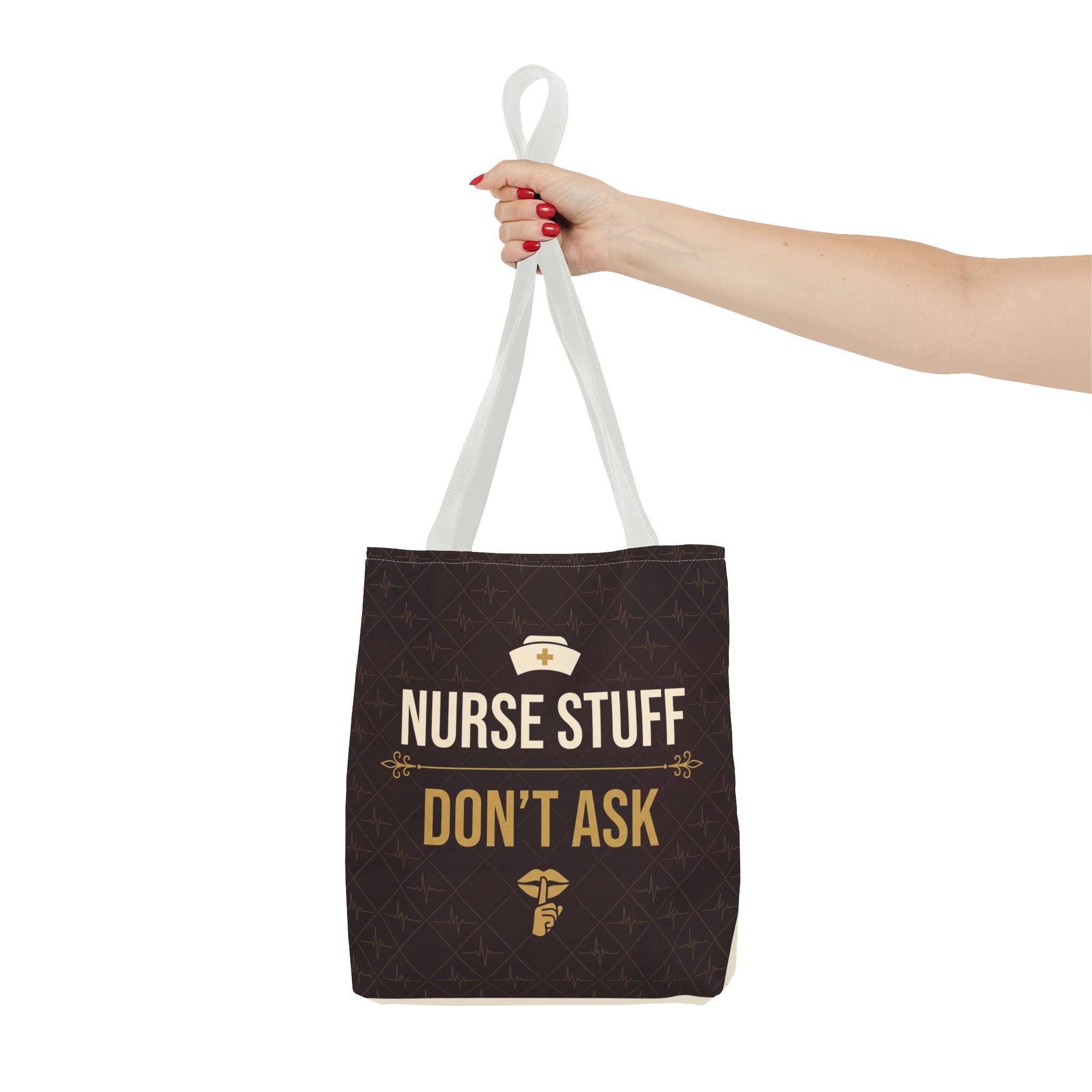 Nurse Stuff Don't Ask Tote | Funny Nurse Gift Tote Bag | Nurse Humour Appreciation Gift | Premium Polyester Carry-All