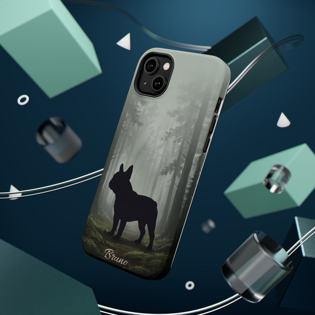 Personalized French Bulldog Misty Forest Phone Case — Wireless Charging Cover