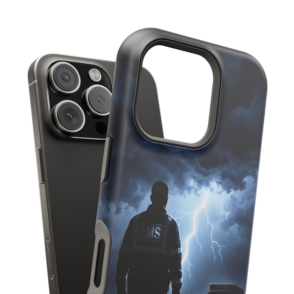 Personalized Lightning Storm EMS Phone Case — Wireless Charging Cover