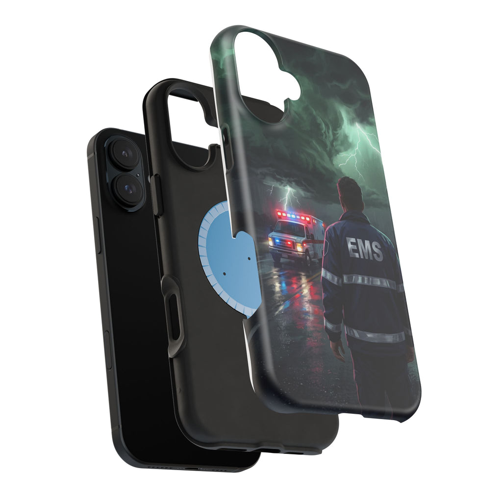 EMS Green Storm City Phone Case — Magnetic Wireless Charging Cover